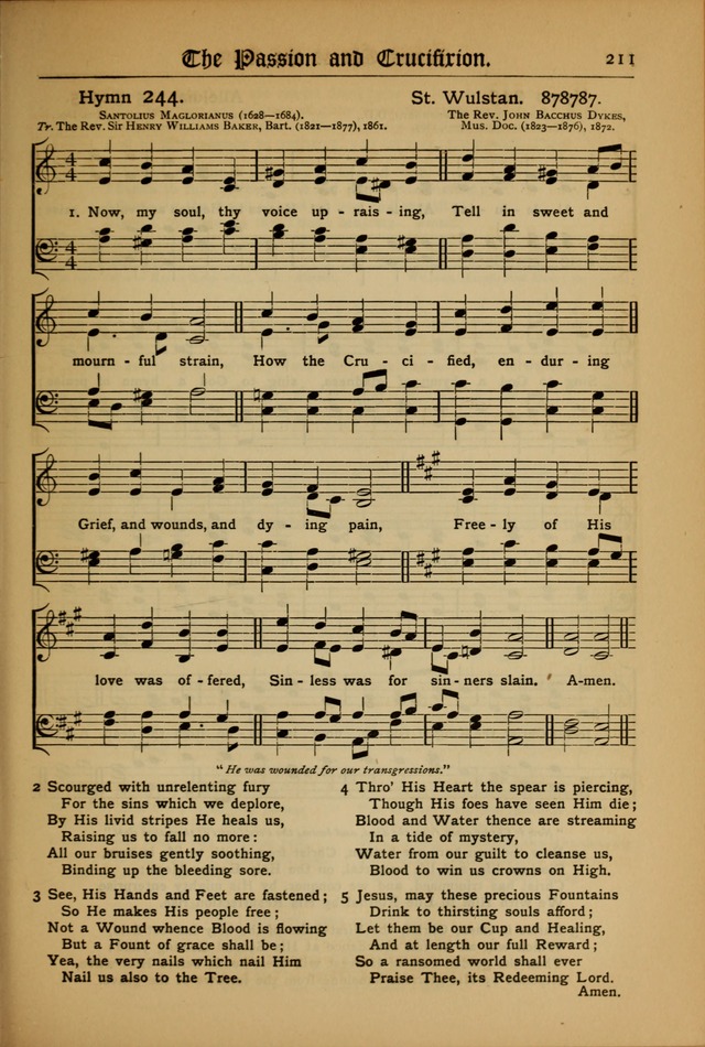 The Evangelical Hymnal with Tunes page 215