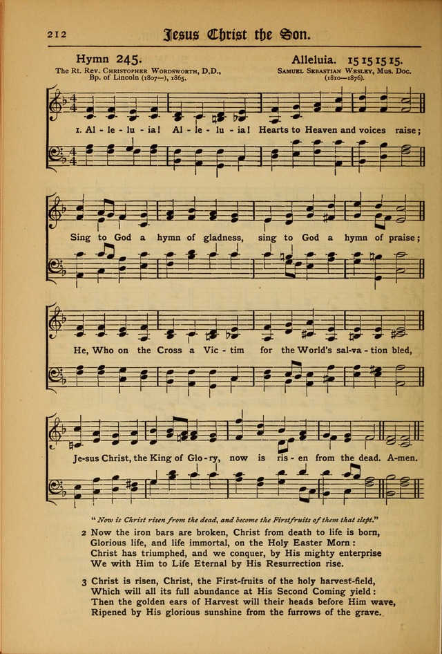 The Evangelical Hymnal with Tunes page 216