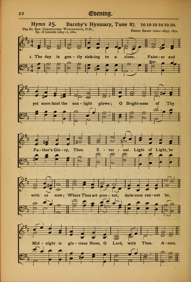 The Evangelical Hymnal with Tunes page 24