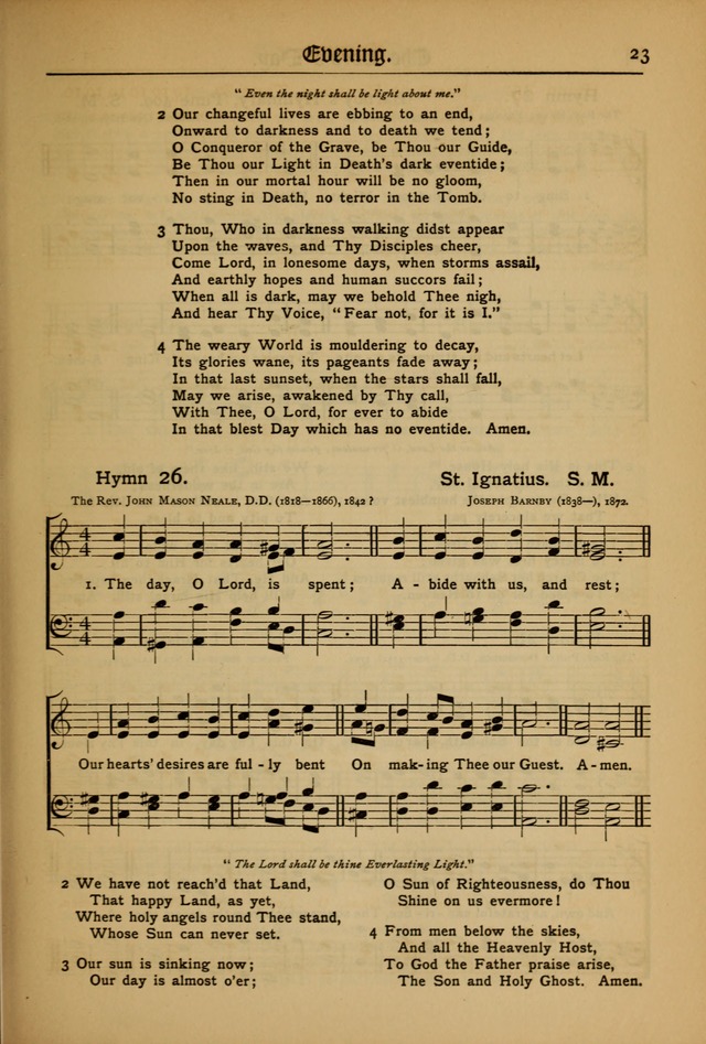 The Evangelical Hymnal with Tunes page 25