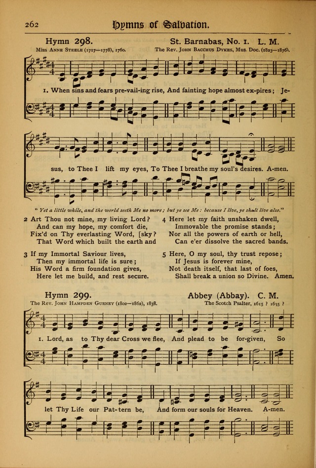 The Evangelical Hymnal with Tunes page 266