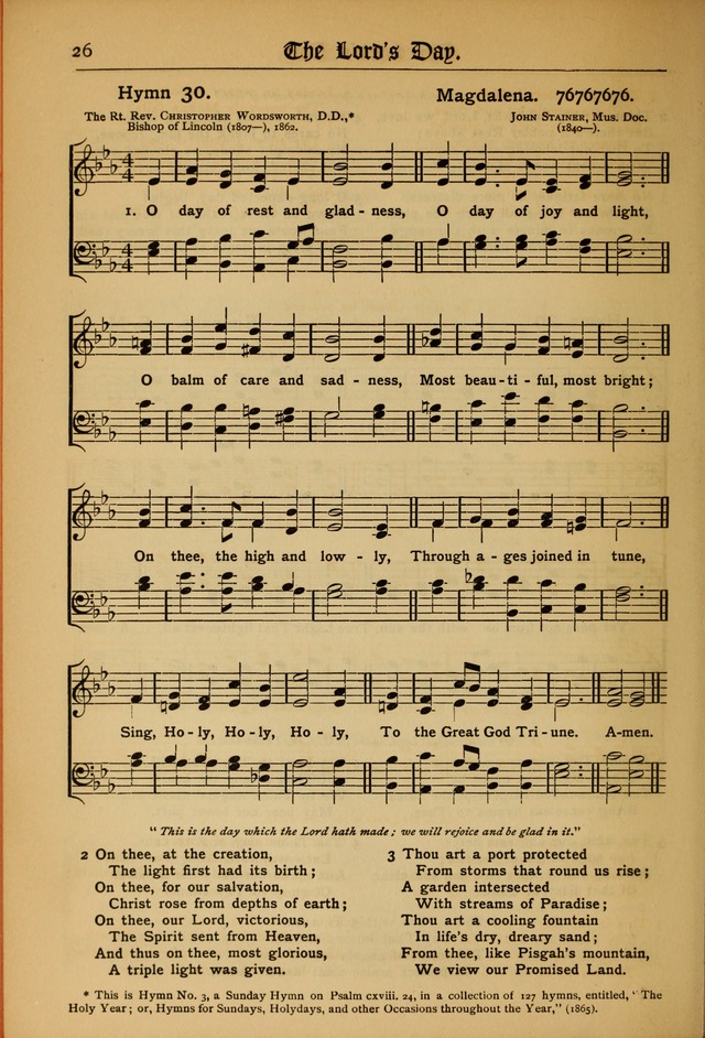 The Evangelical Hymnal with Tunes page 28