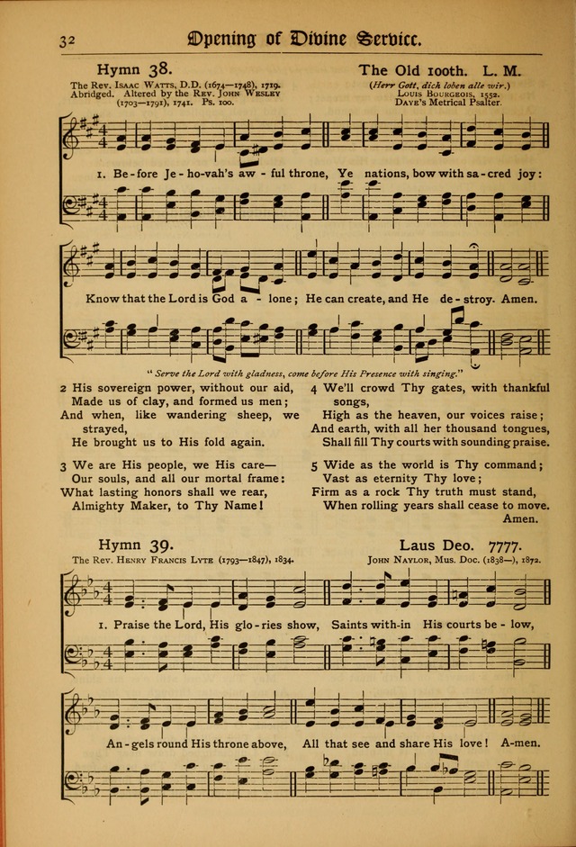 The Evangelical Hymnal with Tunes page 34