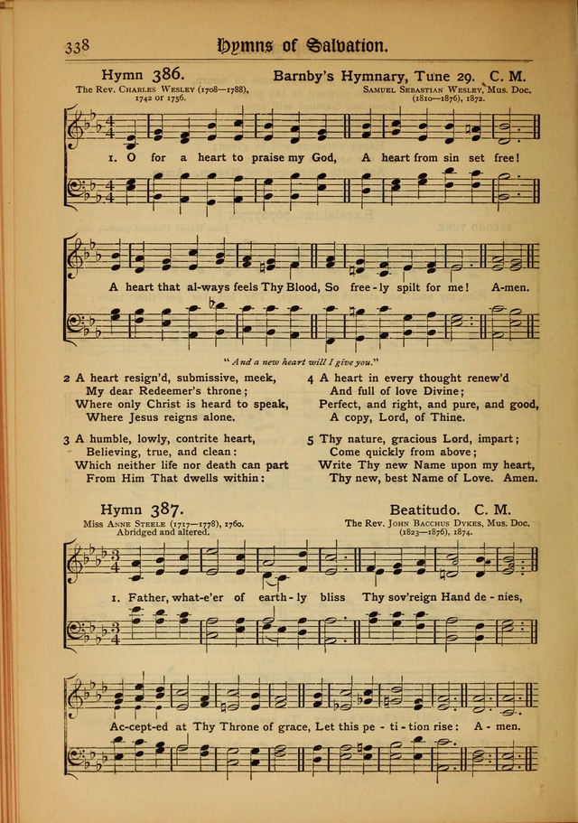 The Evangelical Hymnal with Tunes page 342