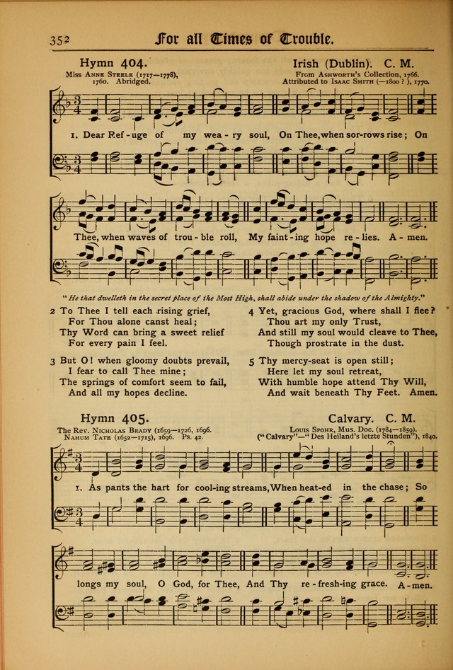 The Evangelical Hymnal with Tunes page 356