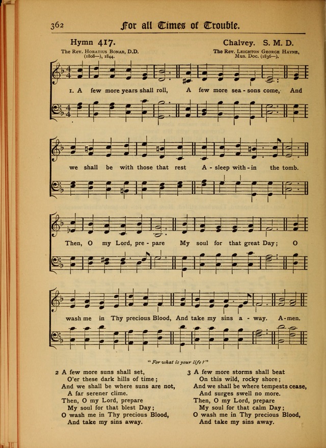 The Evangelical Hymnal with Tunes page 366