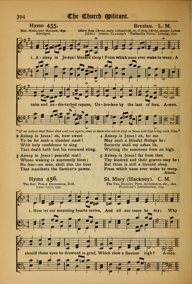 The Evangelical Hymnal with Tunes page 398