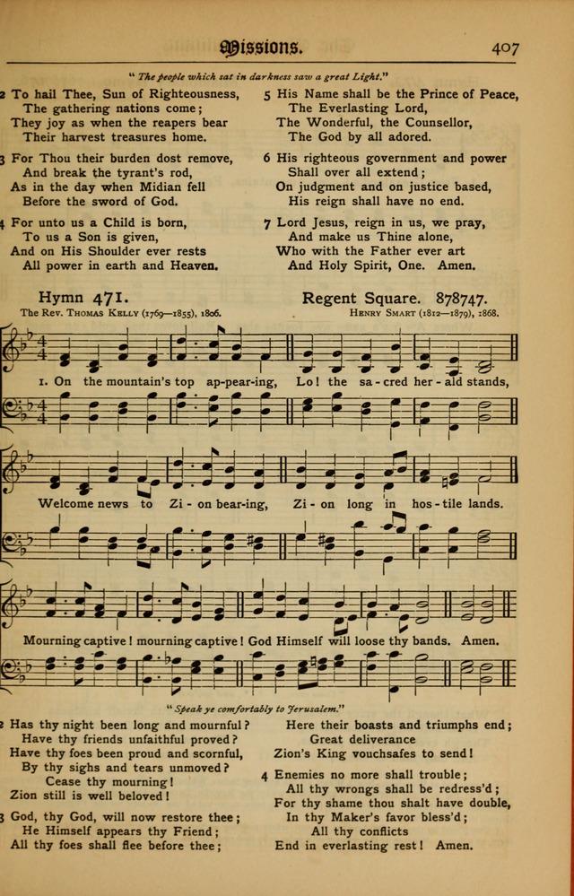 The Evangelical Hymnal with Tunes page 411