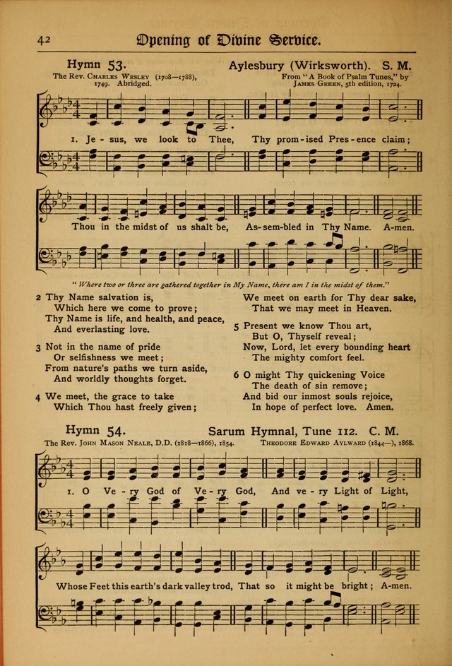 The Evangelical Hymnal with Tunes page 44