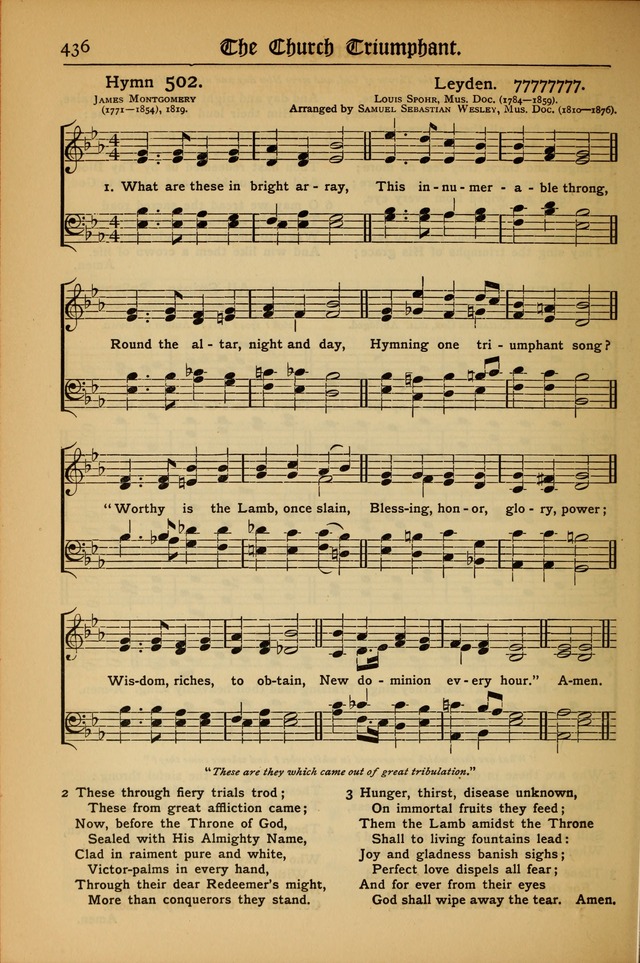 The Evangelical Hymnal with Tunes page 440