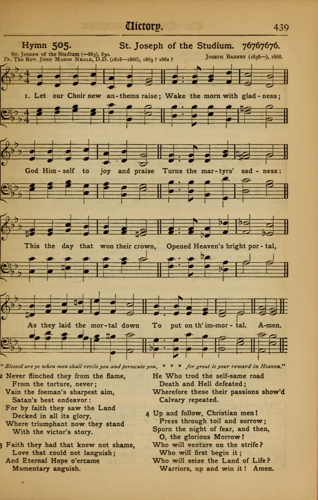 The Evangelical Hymnal with Tunes page 443