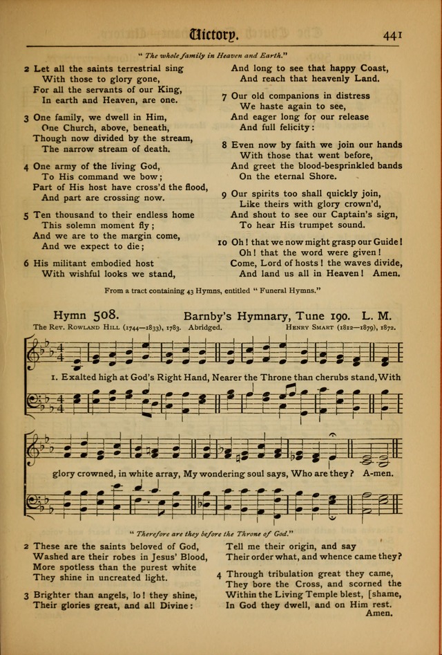 The Evangelical Hymnal with Tunes page 445