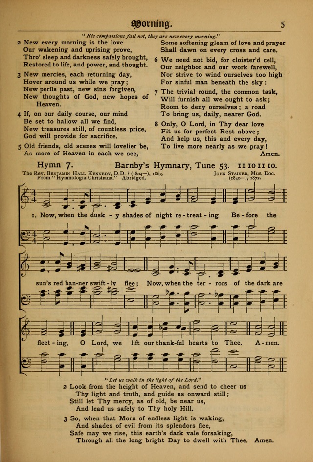 The Evangelical Hymnal with Tunes page 5