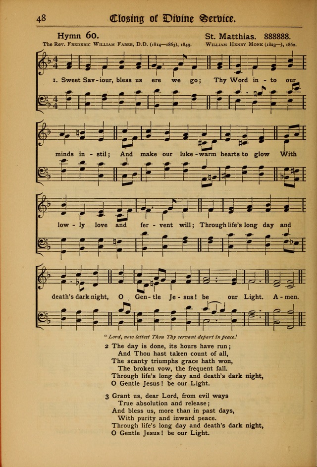 The Evangelical Hymnal with Tunes page 50