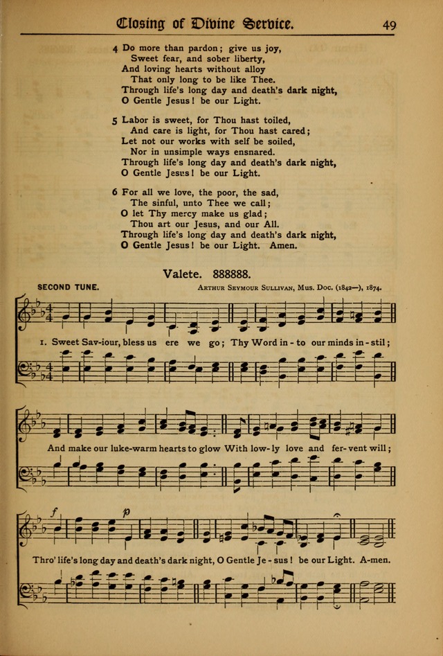 The Evangelical Hymnal with Tunes page 51