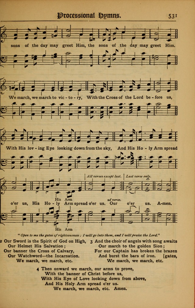 The Evangelical Hymnal with Tunes page 535