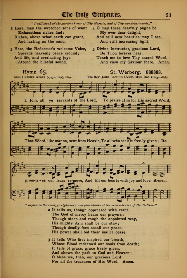 The Evangelical Hymnal with Tunes page 55