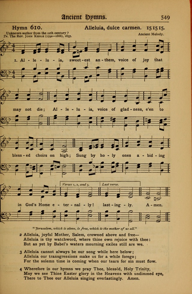 The Evangelical Hymnal with Tunes page 553
