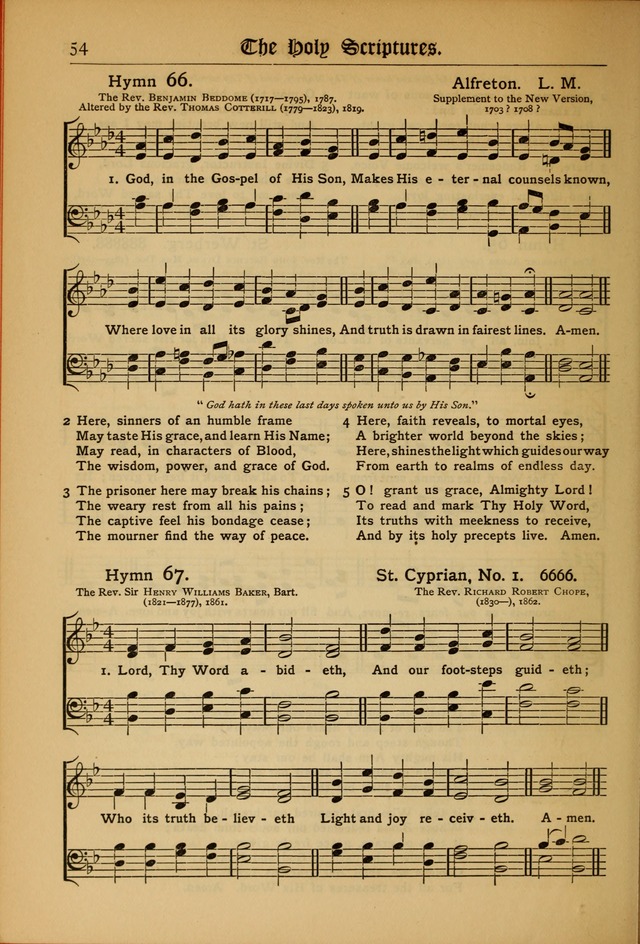 The Evangelical Hymnal with Tunes page 56
