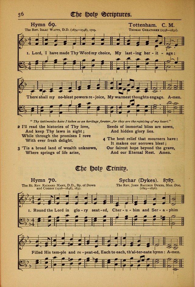 The Evangelical Hymnal with Tunes page 58