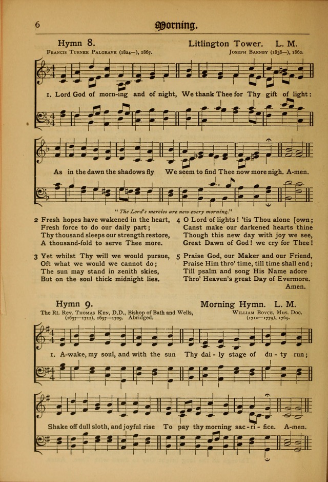 The Evangelical Hymnal with Tunes page 6