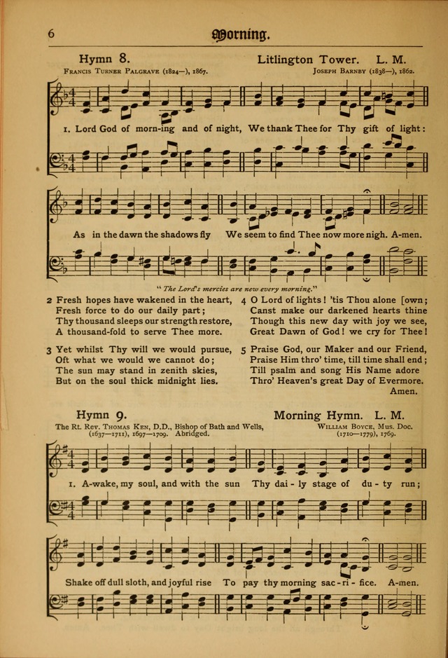 The Evangelical Hymnal with Tunes page 6