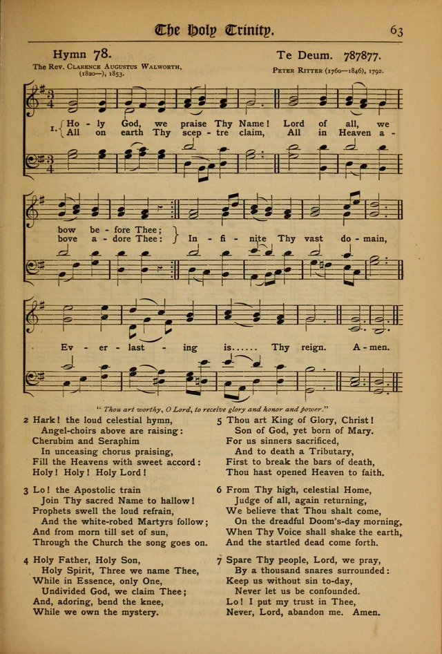 The Evangelical Hymnal with Tunes page 65