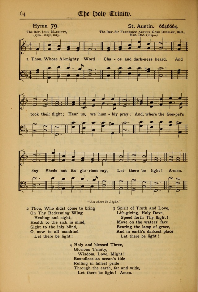 The Evangelical Hymnal with Tunes page 66