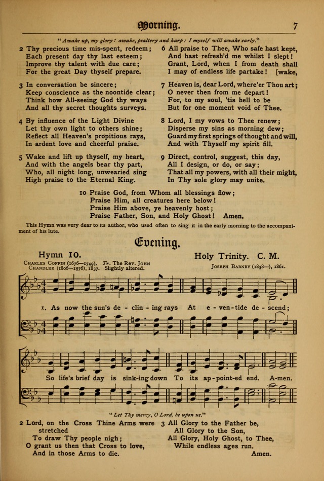 The Evangelical Hymnal with Tunes page 7