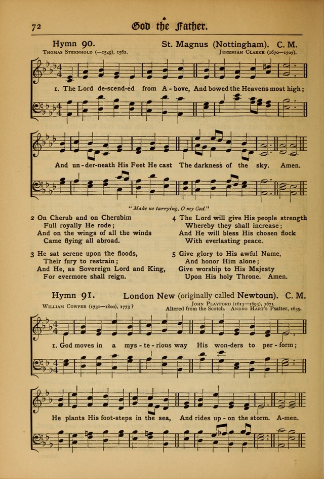 The Evangelical Hymnal with Tunes page 74
