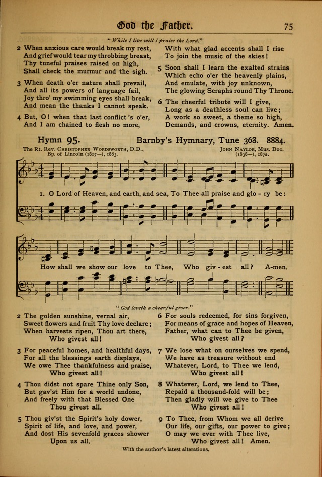 The Evangelical Hymnal with Tunes page 77