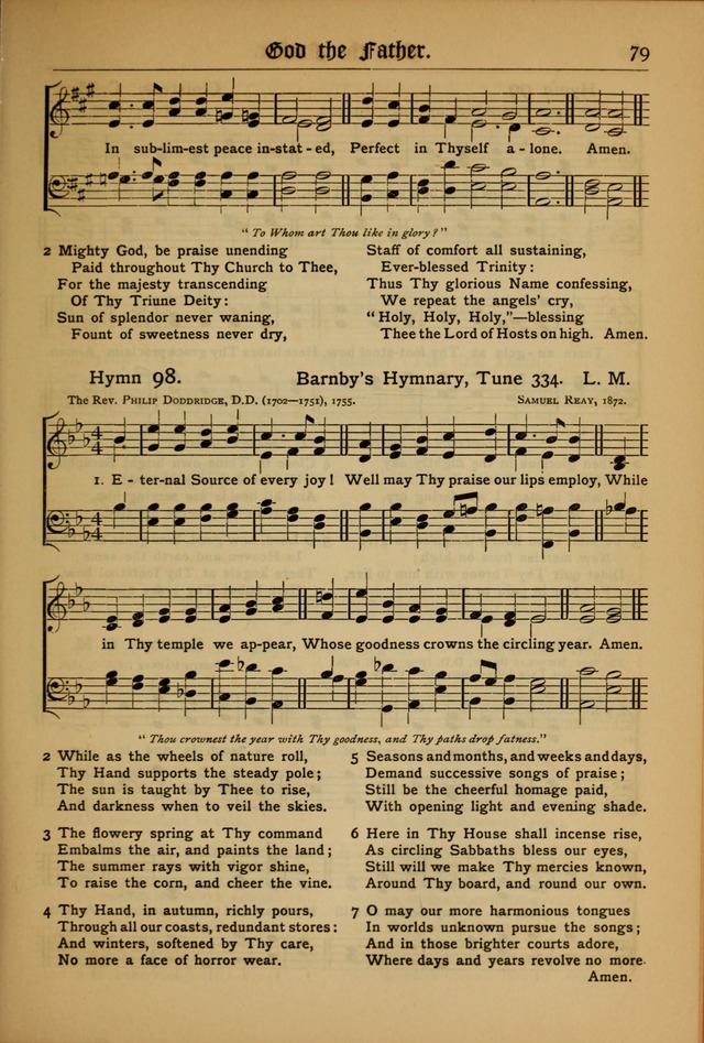 The Evangelical Hymnal with Tunes page 81