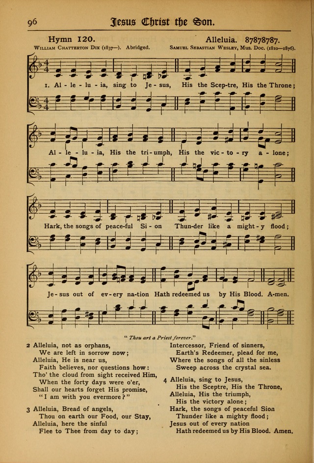 The Evangelical Hymnal with Tunes page 98