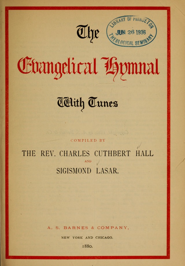The Evangelical Hymnal with Tunes page vii