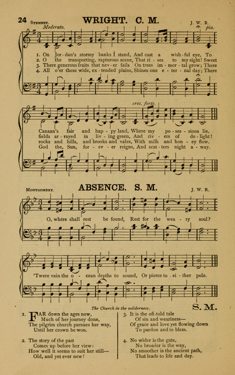 The Everlasting Joy: adapted to the use of public and private worship, Sabbath schools, prayer meetings; also, anniversary occasions, etc. etc. page 24