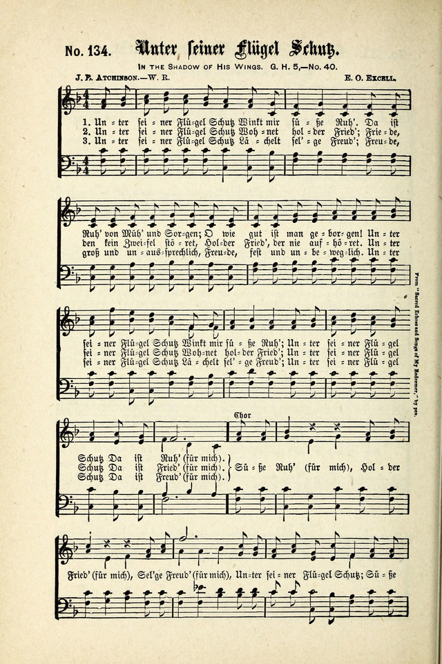 Evangeliums-Lieder 1 und 2 (Gospel Hymns) page 134