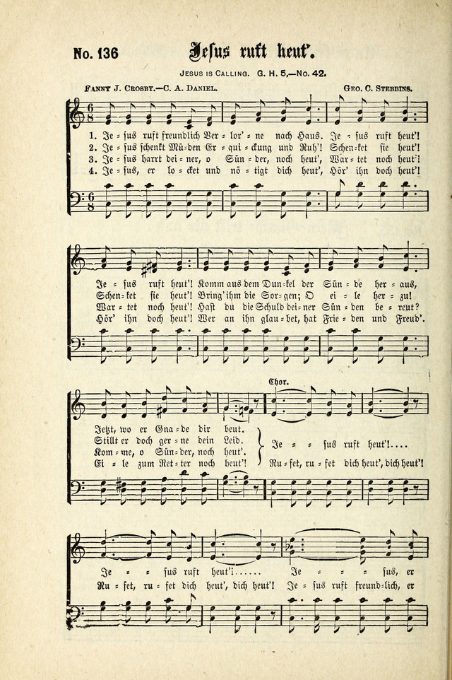Evangeliums-Lieder 1 und 2 (Gospel Hymns) page 136