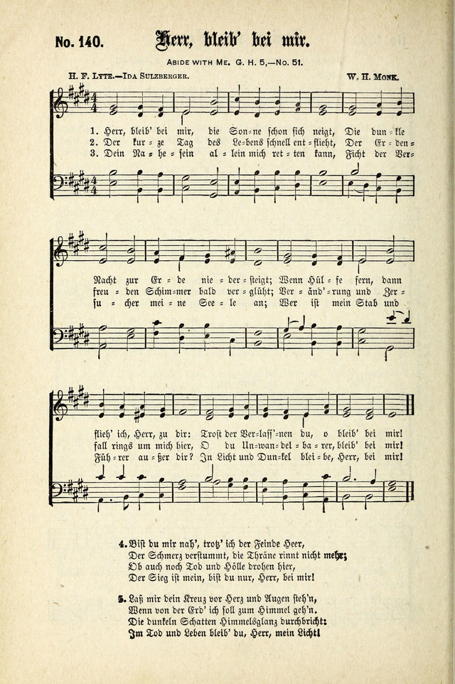 Evangeliums-Lieder 1 und 2 (Gospel Hymns) 140. Herr, bleib' bei mir, die  Sonne schon sich neigt | Hymnary.org