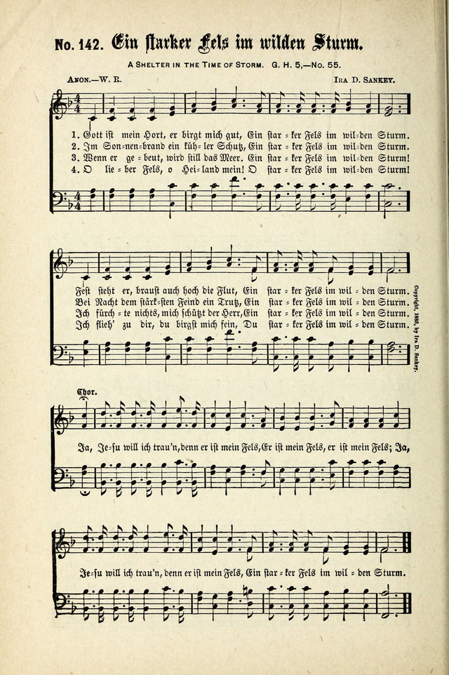 Evangeliums-Lieder 1 und 2 (Gospel Hymns) page 142