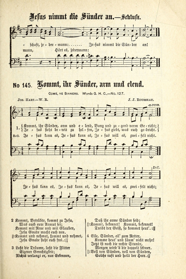Evangeliums-Lieder 1 und 2 (Gospel Hymns) page 145