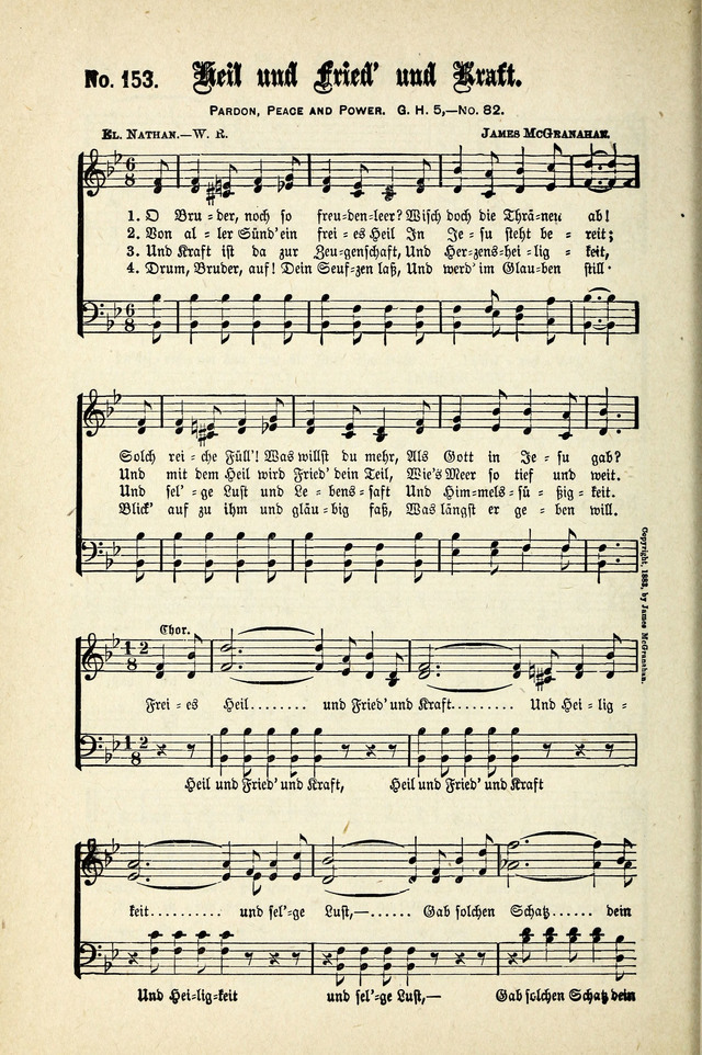 Evangeliums-Lieder 1 und 2 (Gospel Hymns) page 154