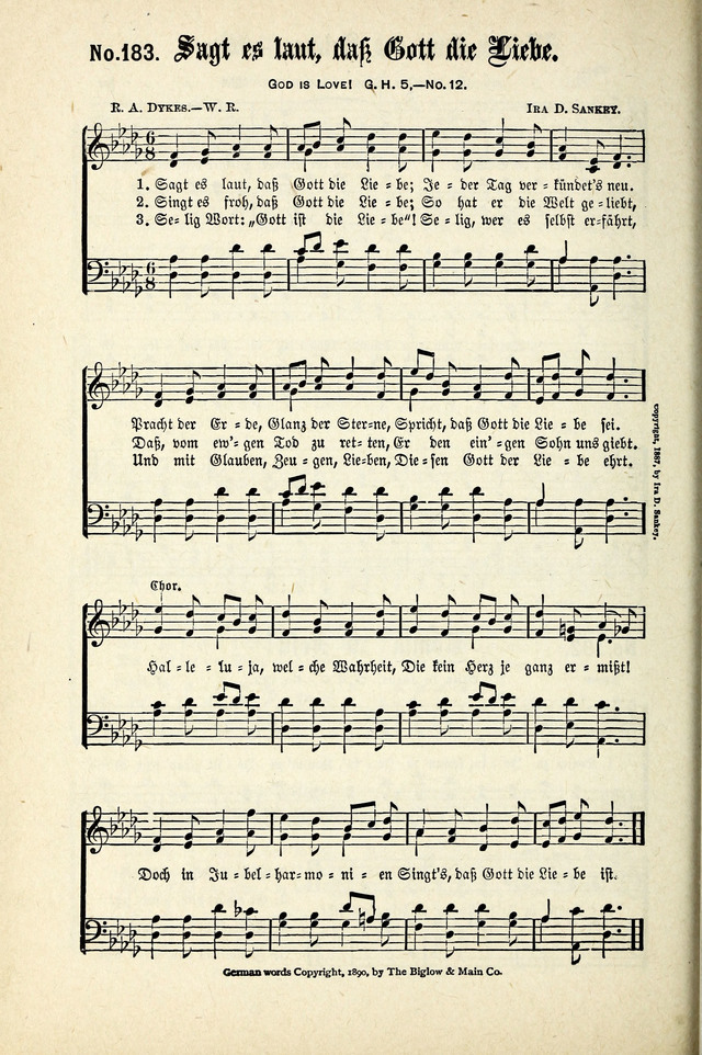 Evangeliums-Lieder 1 und 2 (Gospel Hymns) page 186