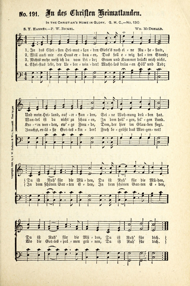 Evangeliums-Lieder 1 und 2 (Gospel Hymns) page 193