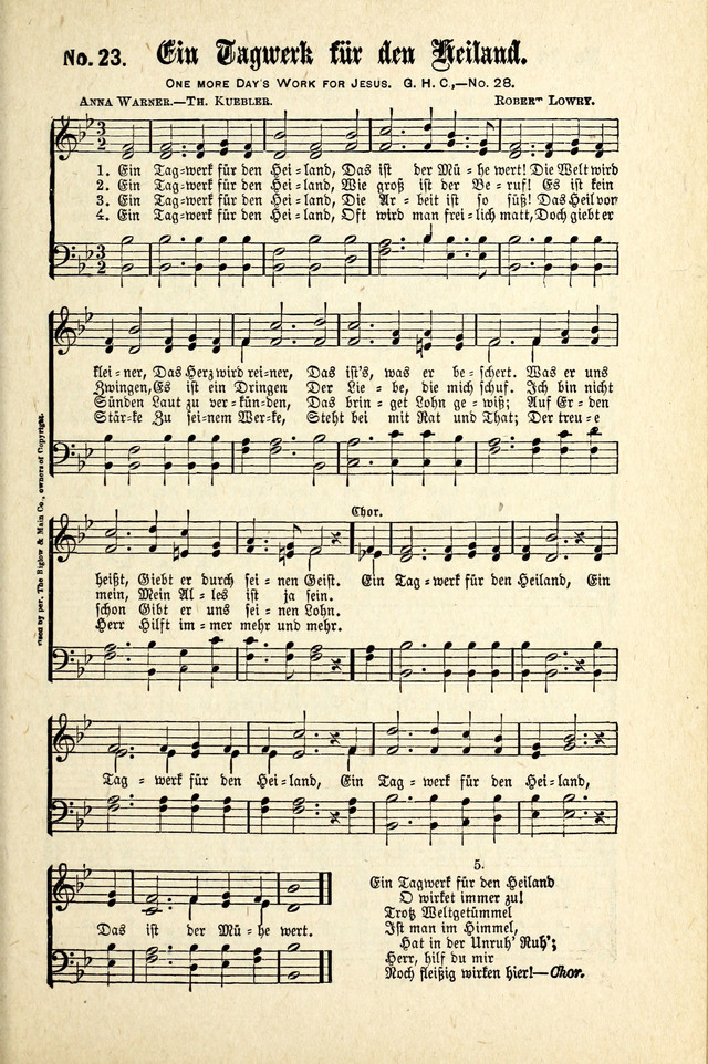Evangeliums-Lieder 1 und 2 (Gospel Hymns) page 23