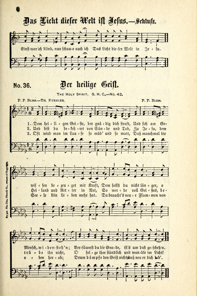 Evangeliums-Lieder 1 und 2 (Gospel Hymns) page 35