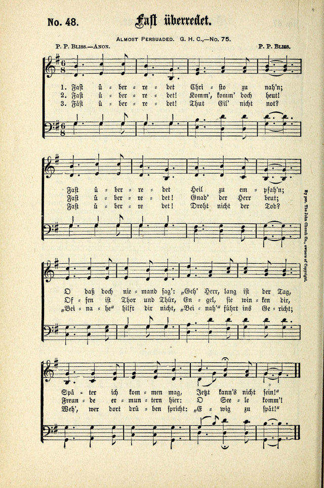 Evangeliums-Lieder 1 und 2 (Gospel Hymns) page 46