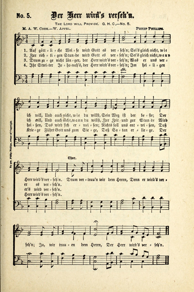 Evangeliums-Lieder 1 und 2 (Gospel Hymns) page 5