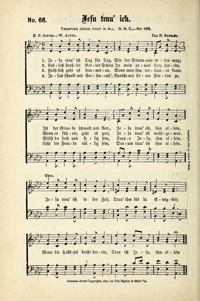 Evangeliums-Lieder 1 und 2 (Gospel Hymns) page 64