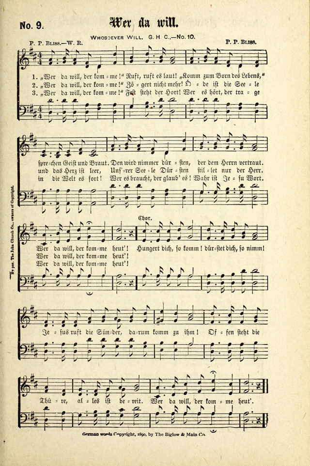 Evangeliums-Lieder 1 und 2 (Gospel Hymns) page 9