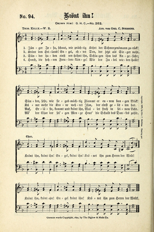 Evangeliums-Lieder 1 und 2 (Gospel Hymns) page 92